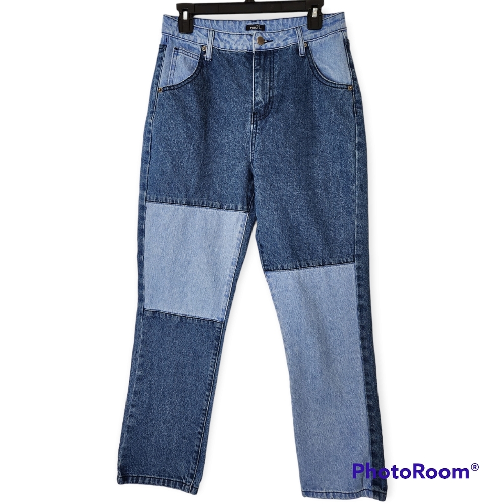 Rue21 Colorblock Y2K jeans size 10